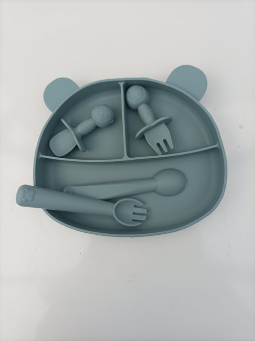 Silicone Baby Feeding Set, two colours sold Separately