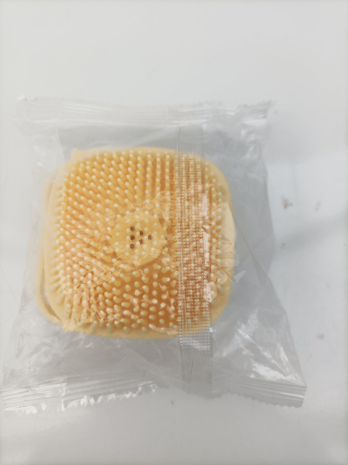 Yellow Silicone Bath / Shampoo Brush